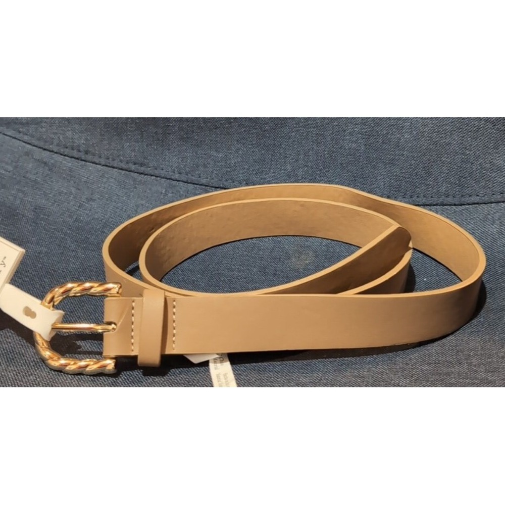 Neutral Style Gold Rope Buckle Belt Natural size XXL NEW